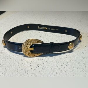 Escada black gold hardware